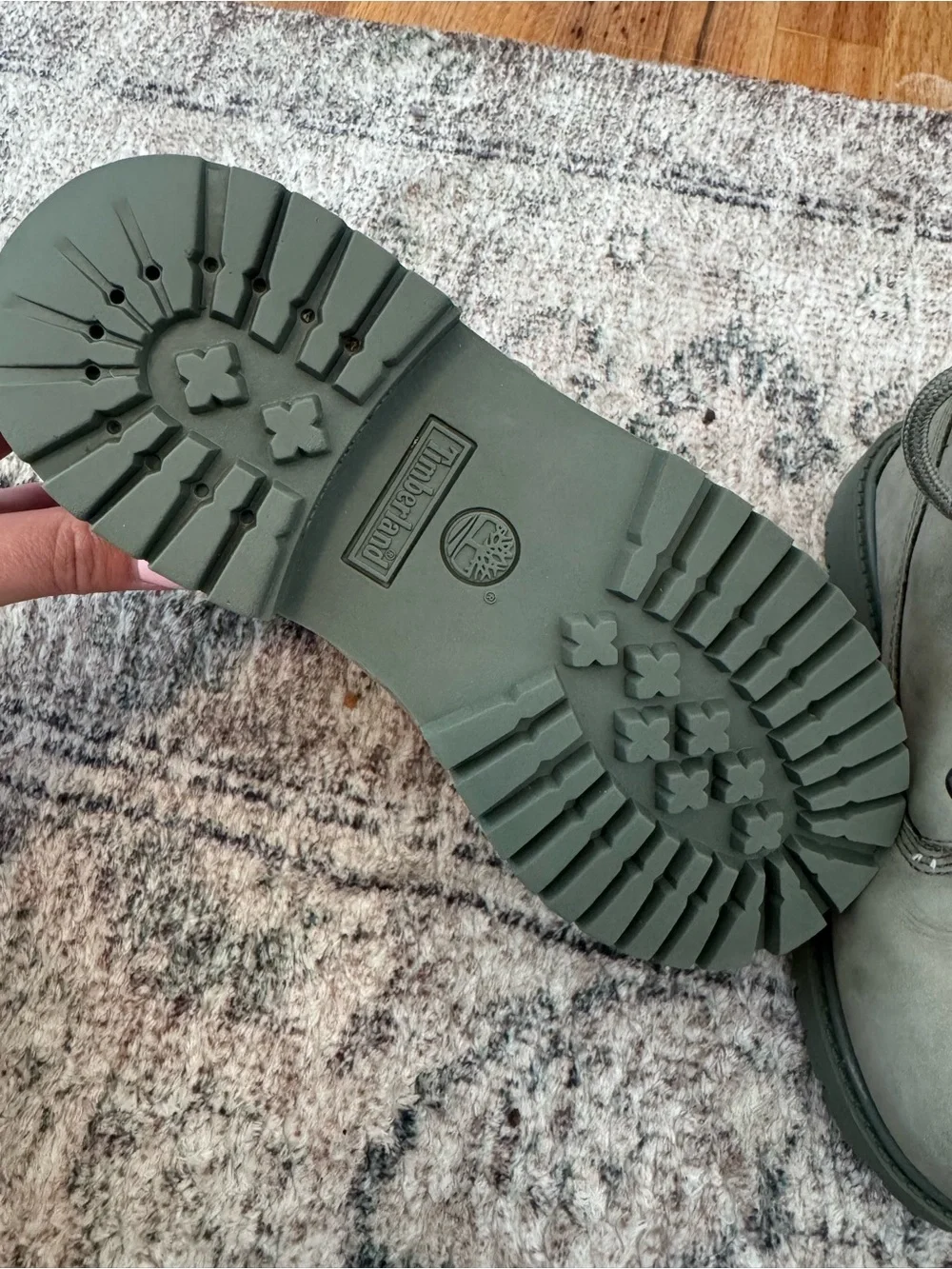 Timberland Olive Gray boots